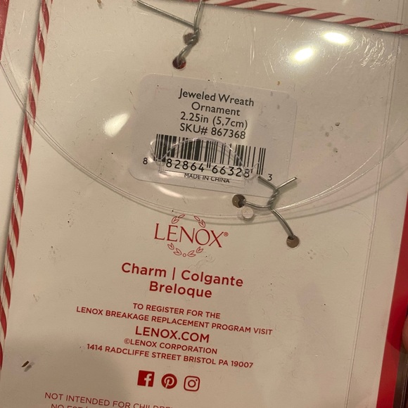 Lenox wreath ornament - Picture 2 of 2